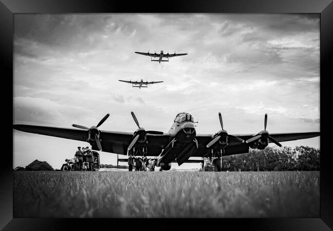 Lancasters Make Ready Framed Print by J Biggadike