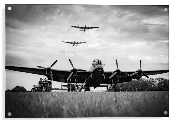 Lancasters Make Ready Acrylic by J Biggadike
