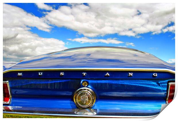 The Timeless Classic Mustang Print by Andy Evans Photos