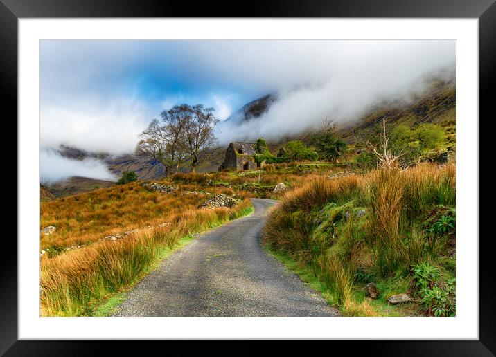 The Slate House in the Black Valley Framed Mounted Print by Helen Hotson