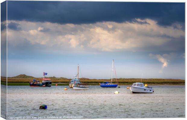 Blakeney Point a Picturesque Haven  Canvas Print by Jim Key