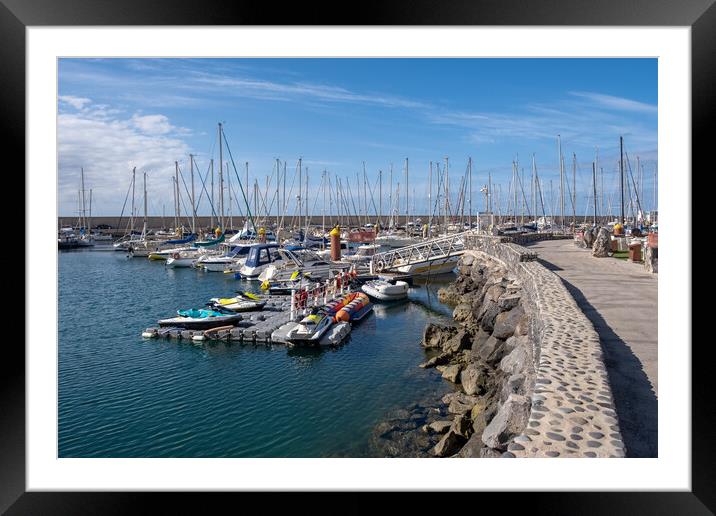 San Miguel de Abona Tenerife: A Picturesque Haven. Framed Mounted Print by Steve Smith