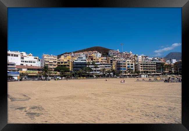 Los Cristianos Tenerife: Sunny Paradise Framed Print by Steve Smith