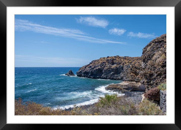 San Blas Tenerife's Coastal Charm Framed Mounted Print by Steve Smith