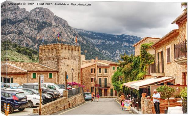 Fornalutx Mountain Village Mallorca  Canvas Print by Peter F Hunt