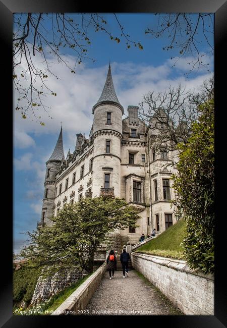 Dunrobin Castle: A Scottish Fairy Tale Framed Print by Holly Burgess