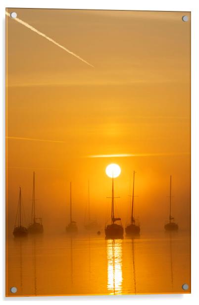 Golden Sunrise  Acrylic by johnny weaver