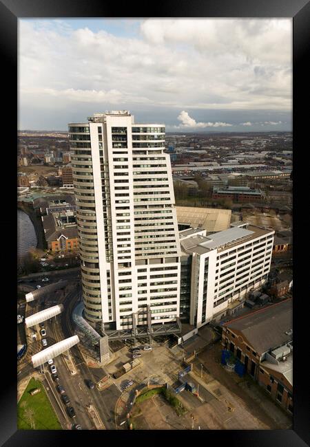 Dalek Building Leeds Framed Print by Apollo Aerial Photography