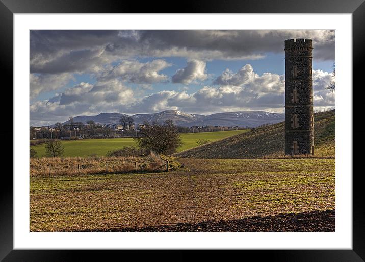 The distant hills Framed Mounted Print by Tom Gomez