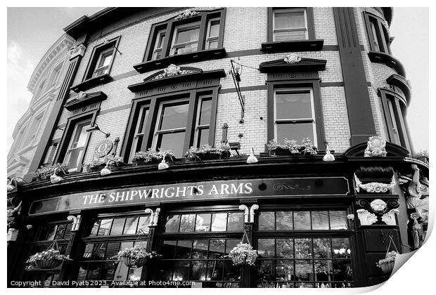 Shipwrights Arms London Print by David Pyatt