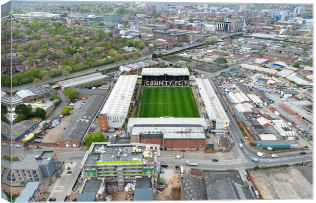 Meadow Lane Notts County Canvas Print by Apollo Aerial Photography