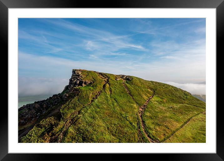 Roseberry Topping: Iconic Hilltop Views. Framed Mounted Print by Steve Smith
