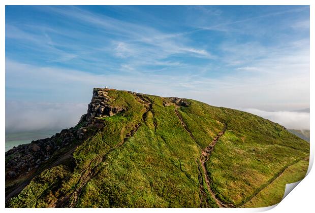 Roseberry Topping: Iconic Hilltop Views. Print by Steve Smith