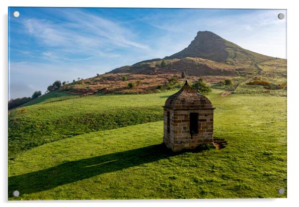 Roseberry Topping North Yorkshire Acrylic by Steve Smith