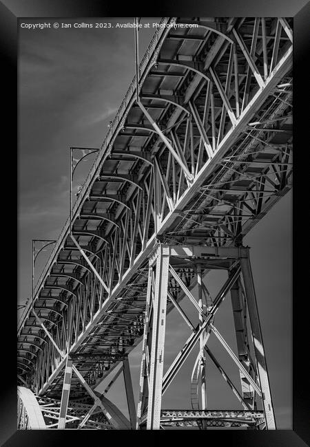 Dom Luis I Bridge, Porto Framed Print by Ian Collins