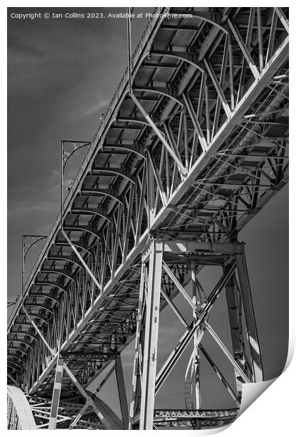 Dom Luis I Bridge, Porto Print by Ian Collins