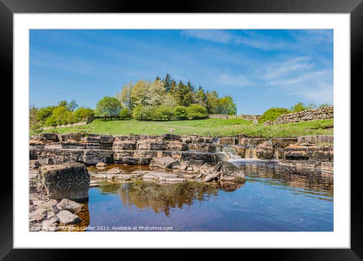 Sleightholme Beck at East Mellwaters, Bowes, Teesdale (1) Framed Mounted Print by Richard Laidler