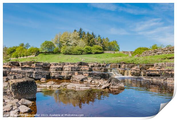 Sleightholme Beck at East Mellwaters, Bowes, Teesdale (1) Print by Richard Laidler