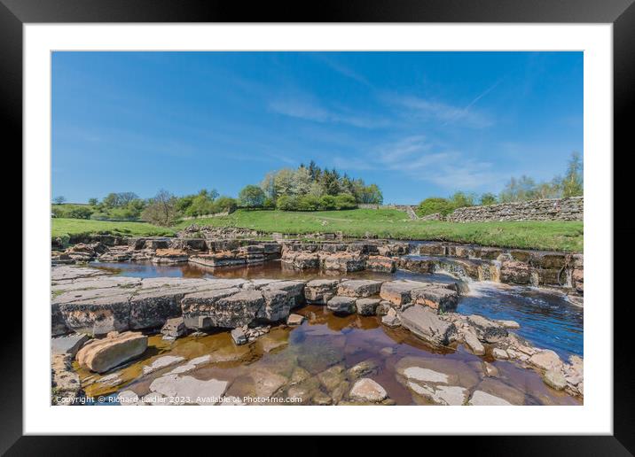 Sleightholme Beck at East Mellwaters, Bowes, Teesdale (3) Framed Mounted Print by Richard Laidler
