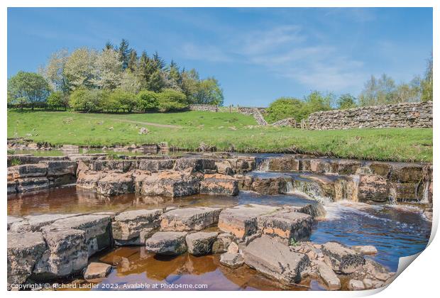 Sleightholme Beck at East Mellwaters, Bowes, Teesdale (2) Print by Richard Laidler