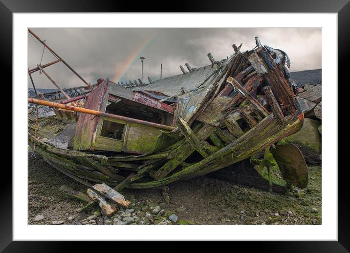 The Wreck Framed Mounted Print by Rory Trappe