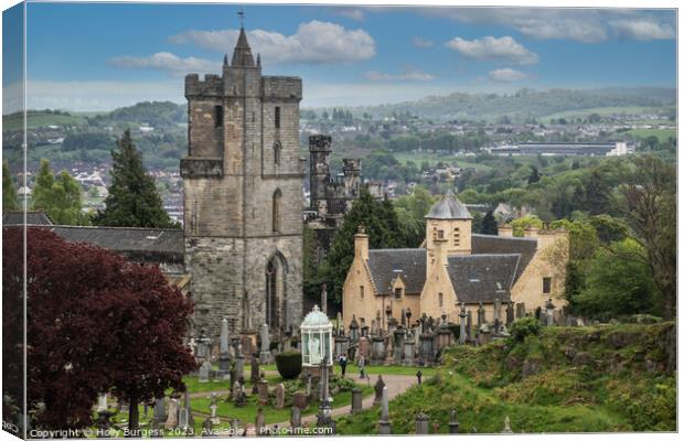 'Timeless Reverence: Stirling's Holy Rude Church' Canvas Print by Holly Burgess