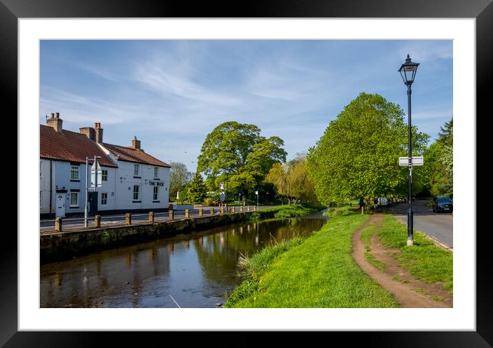 Great Ayton: A Quaint Getaway Framed Mounted Print by Steve Smith