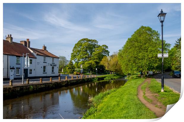 Great Ayton: A Quaint Getaway Print by Steve Smith