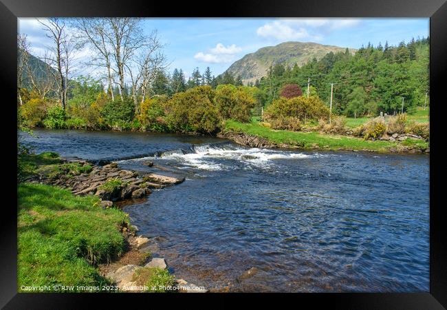River Eachaig Framed Print by RJW Images