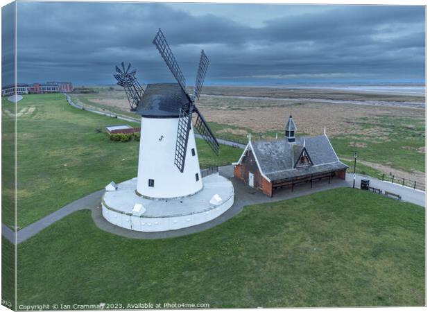 Lytham Windmill  Canvas Print by Ian Cramman