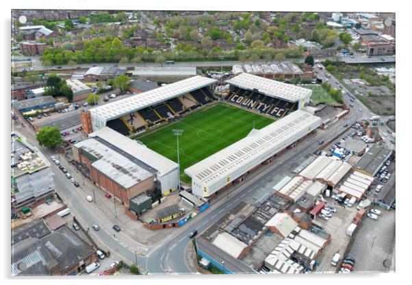 Meadow Lane Notts County Acrylic by Apollo Aerial Photography