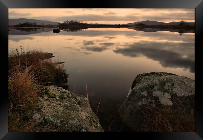 Loch Ba at Sunrise Framed Print by Sandi-Cockayne ADPS
