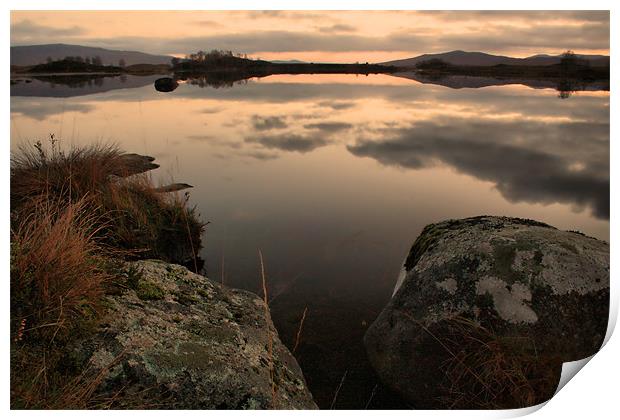 Loch Ba at Sunrise Print by Sandi-Cockayne ADPS