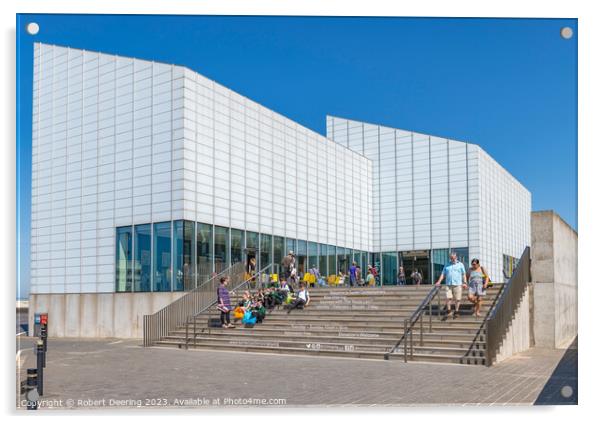 Turner Contemporary Margate Acrylic by Robert Deering