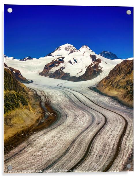 Majestic Glacier View - N0708 133 GRACOL Acrylic by Jordi Carrio
