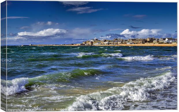 The Serenity of Burghead Canvas Print by Tom McPherson