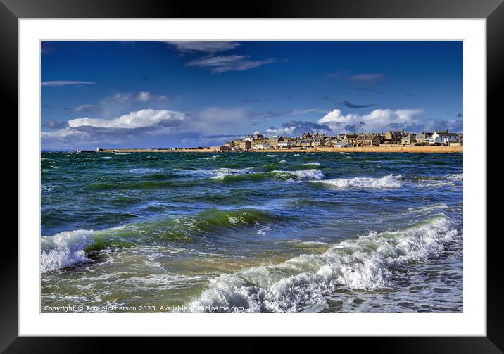 The Serenity of Burghead Framed Mounted Print by Tom McPherson