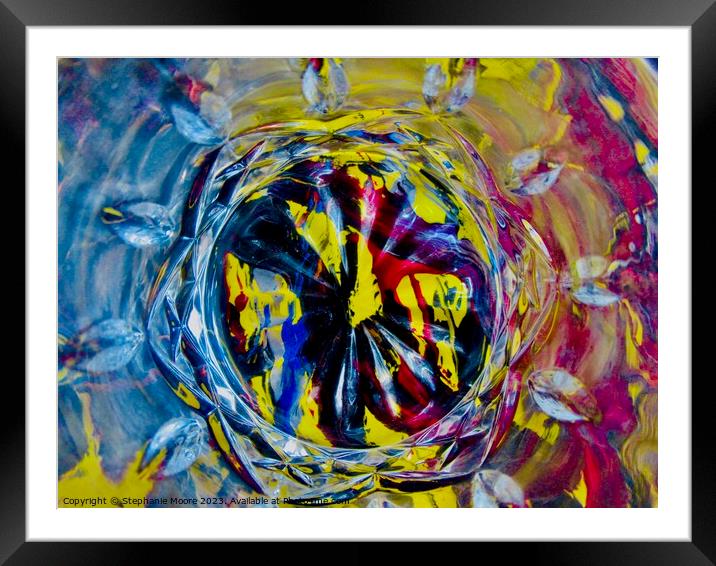 Abstract 629 Framed Mounted Print by Stephanie Moore