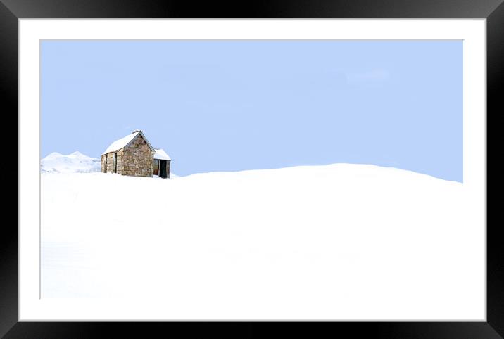 Winter at the bothy fine art  Framed Mounted Print by JC studios LRPS ARPS