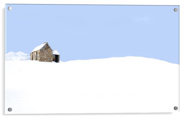 Winter at the bothy fine art  Acrylic by JC studios LRPS ARPS