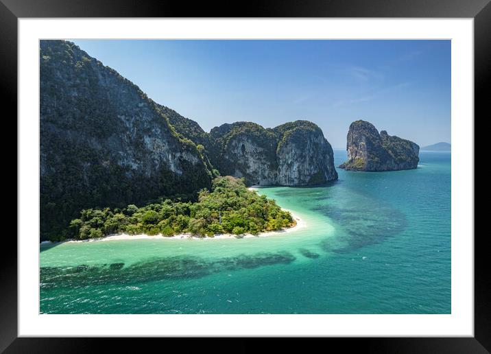 Koh Lao Liang island Framed Mounted Print by peter schickert