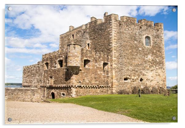 Blackness Castle the outlanders was filmed here where Jamie saved Claire (the doctor) Acrylic by Holly Burgess