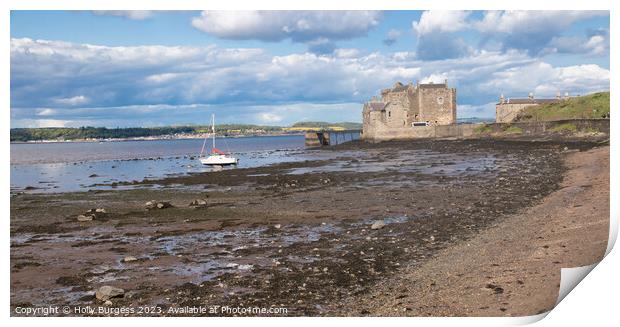 Blackness Castle on the shore of the Firth of Forth   Print by Holly Burgess