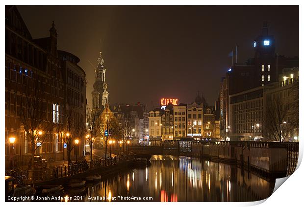 Singel before Sunrise Print by Jonah Anderson Photography