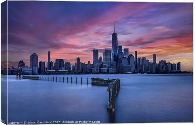 World Trade NYC Skyline Canvas Print by Susan Candelario