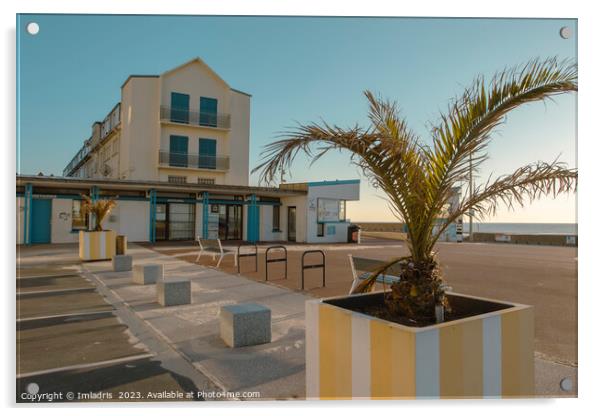Fort-Mahon-Plage, Promenade View Acrylic by Imladris 