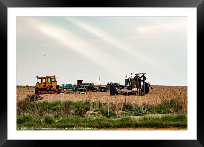 The Patient Tractor Framed Mounted Print by Heidi Hennessey