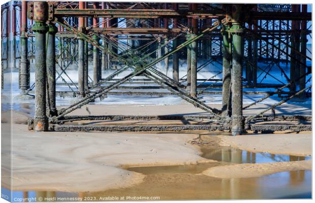 Coastal Majesty Canvas Print by Heidi Hennessey