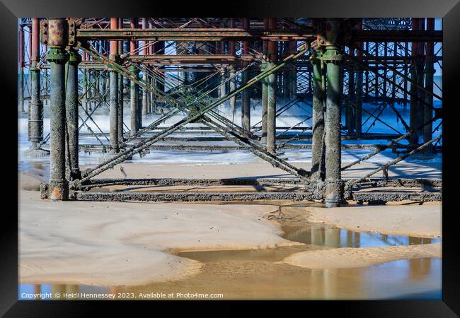 Coastal Majesty Framed Print by Heidi Hennessey