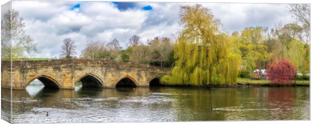 14th Century Bakewell Bridge Derbyshire. Canvas Print by Craig Yates